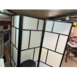 2 x 3 section folding divider screens