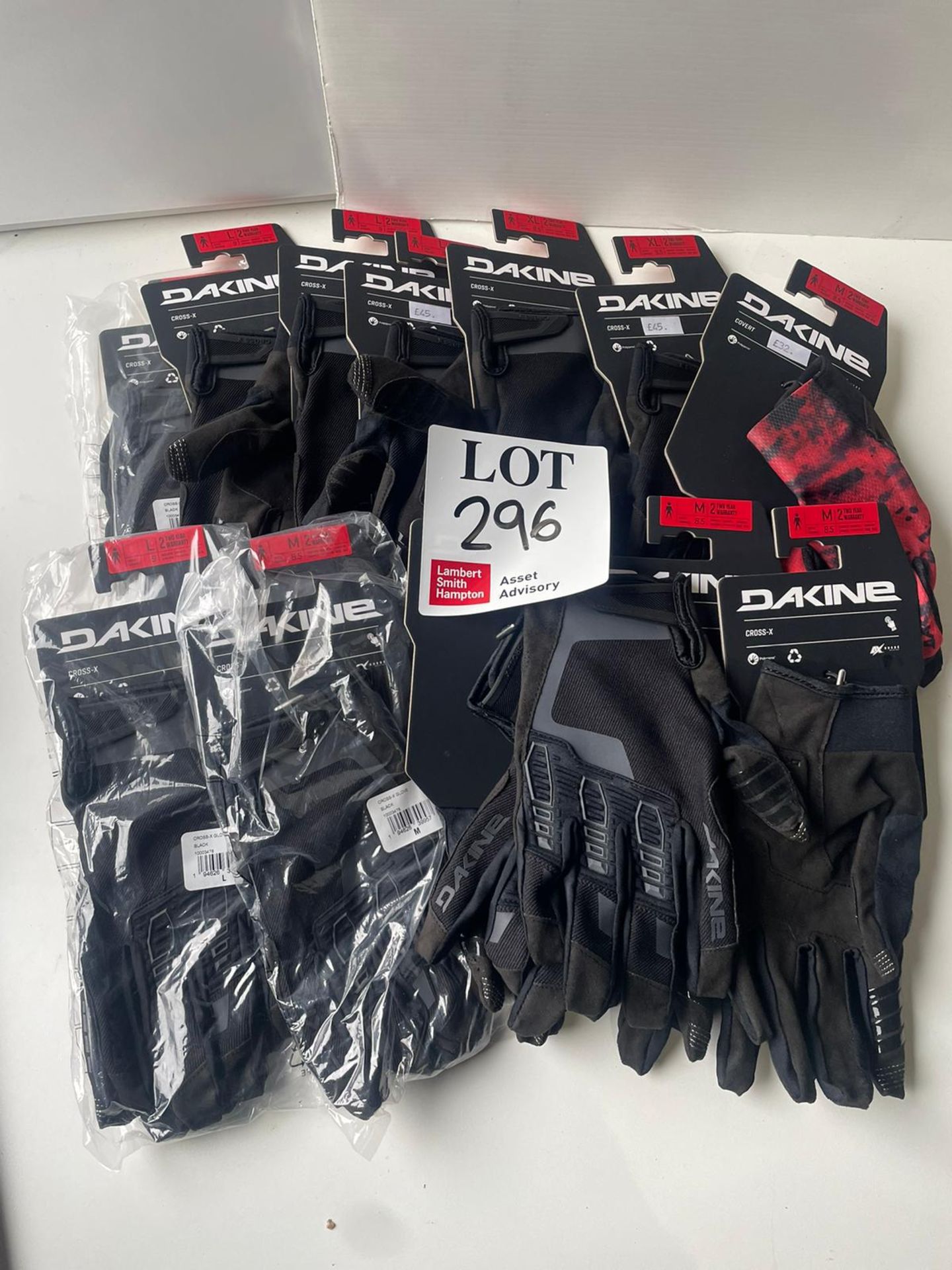 Twelve Dakine assorted bike gloves