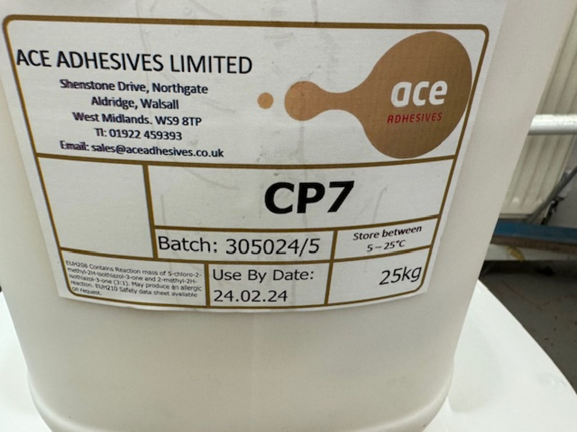 Three ACE Adhesives 25kg CP7 glue - Image 2 of 3
