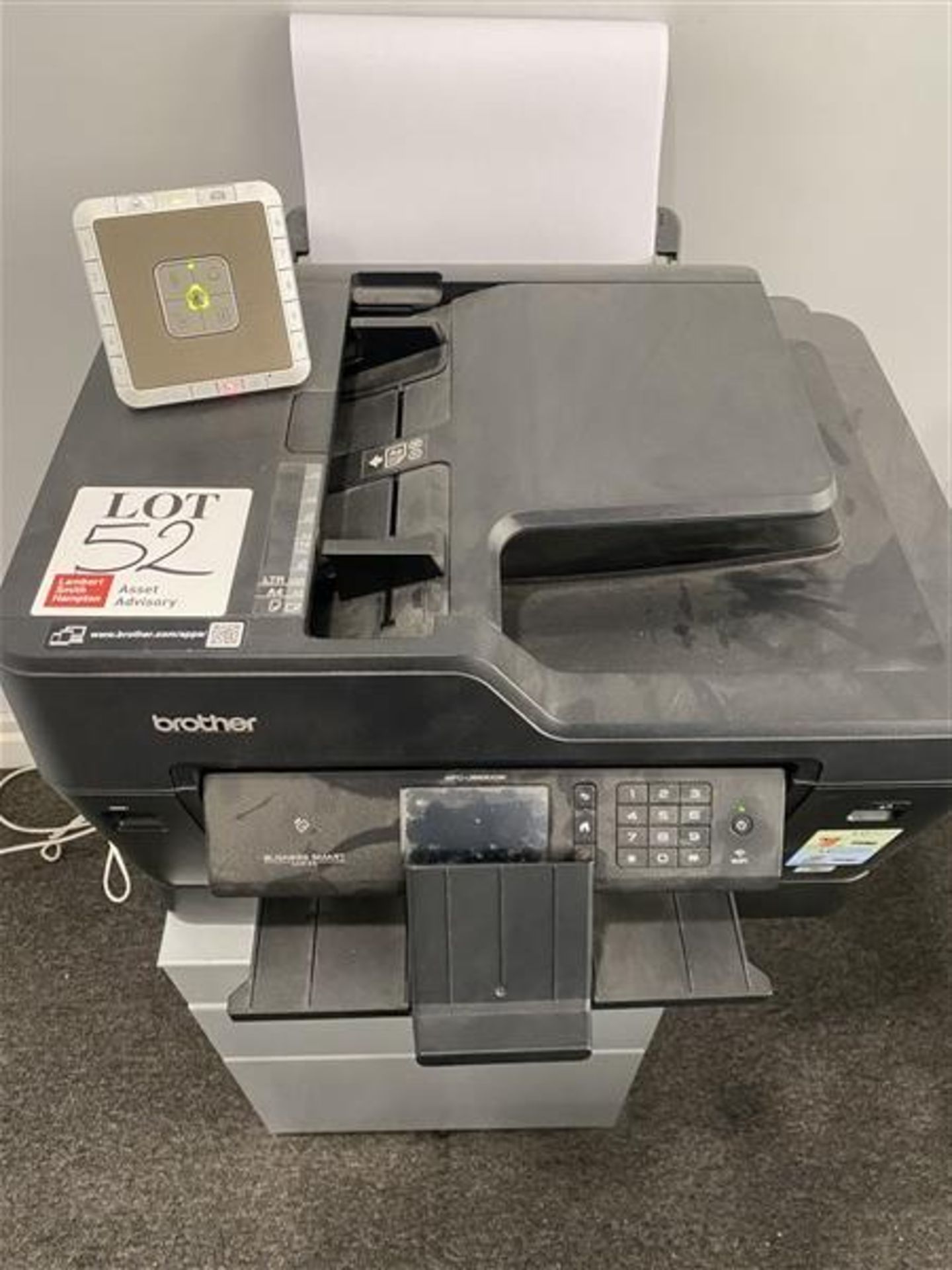 Brother MFC-J6930DW printer and a Fellowes 60CS shredder