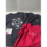 Dakine mens summer t-shirts 2 x black M, 1 x red L