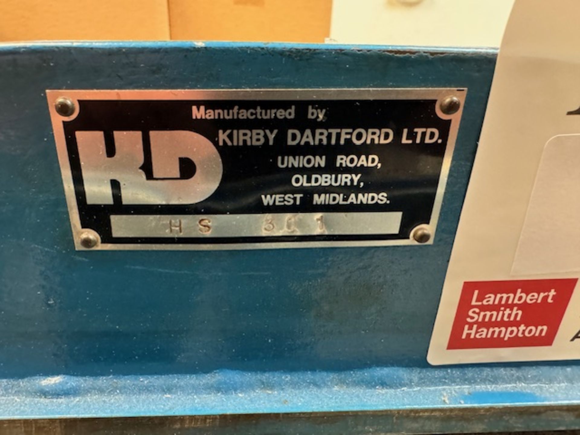 Kirby Dartford large format manual guillotine, 105cm - Image 3 of 4