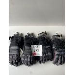 Four Dakine womens gloves, L