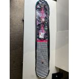 All mountain freestyle pink snowboard