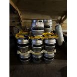 Twenty seven 9 gallon kegs (please note: this lot will require re-branding after purchase)