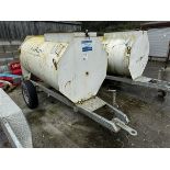 Bowser Supply Bunded Bowser 1000L single axle site bowser trailer, serial no. 7982