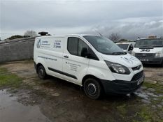 Ford Transit Custom 270 Eco-Tech, reg no. YK16 BYP mileage 227,019, two keys, V5 - yes, missing gear