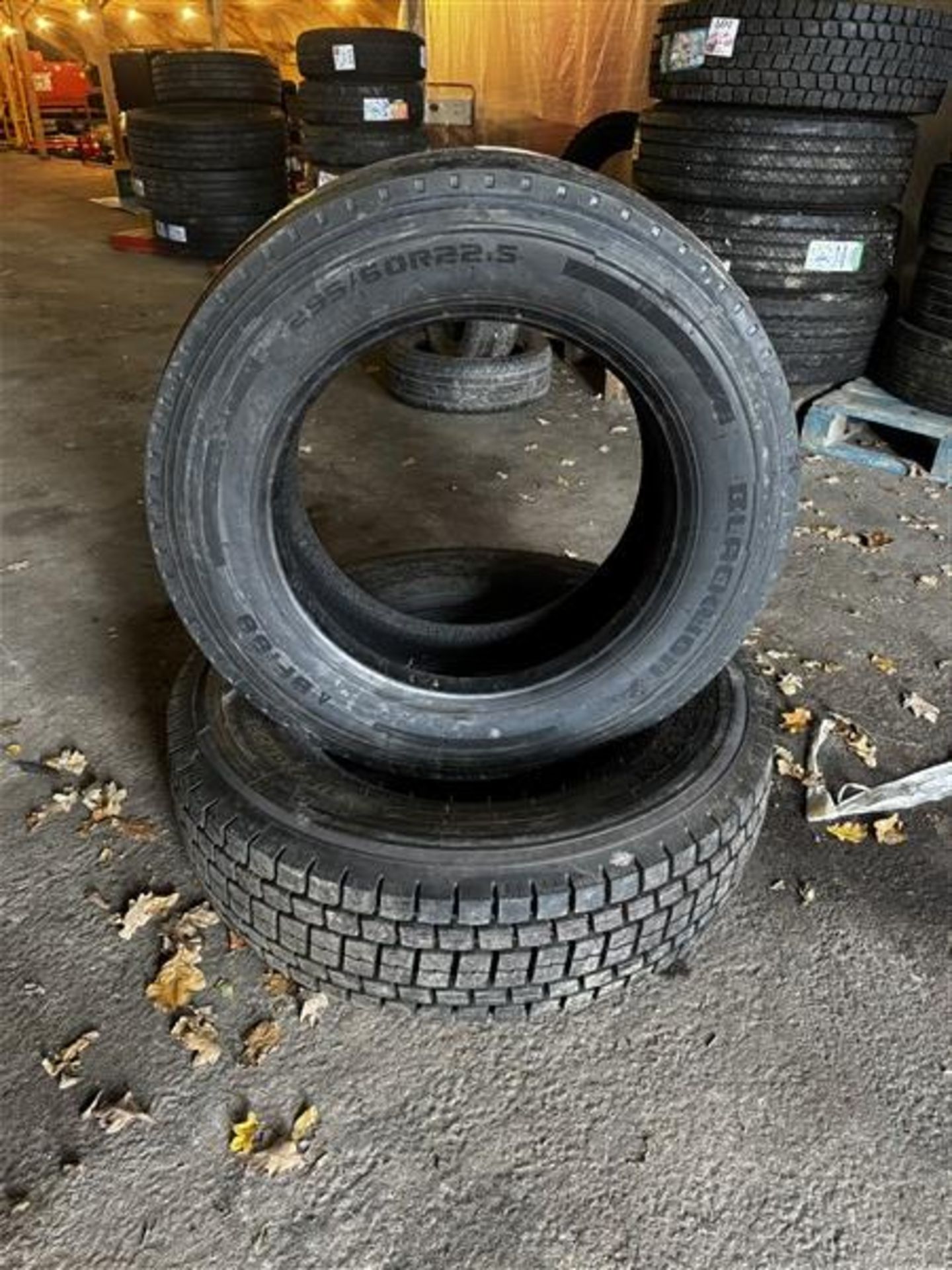 x1 BlackLion BF188 Tyre Size: 295/60 R 22.5 & x1 Fullrun TB755 Tyre Size: 315/70 R 22.5 *N.B. This