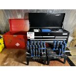 Two tool boxes & contents