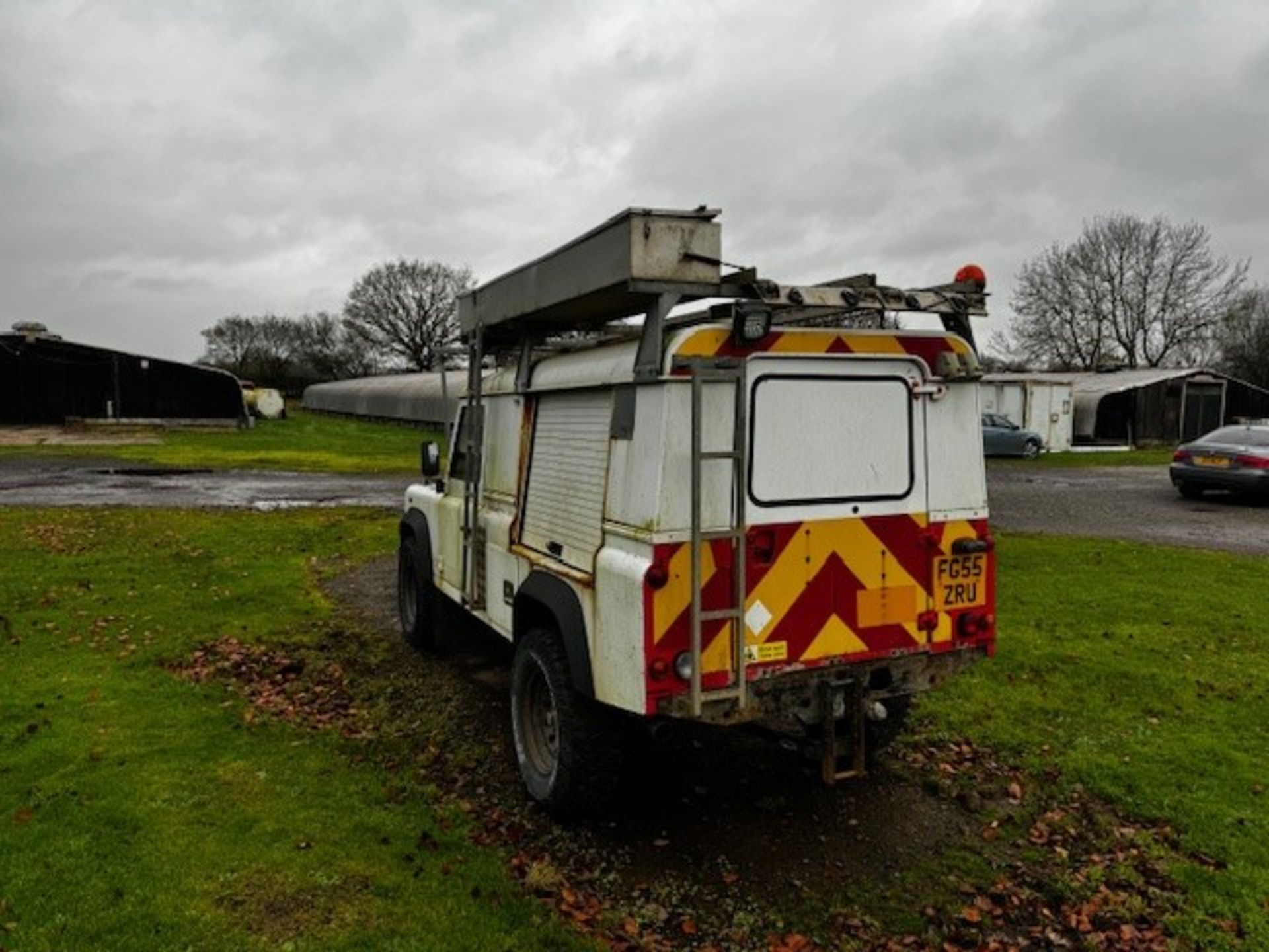 Landrover 110 Defender reg no. FG55 ZRU, recorded mileage 165,441 one key, V5 - No with fitted - Image 2 of 18