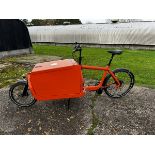 Larry Harry Copenhagen 2 wheeled electric cargo bike, no serial number or model