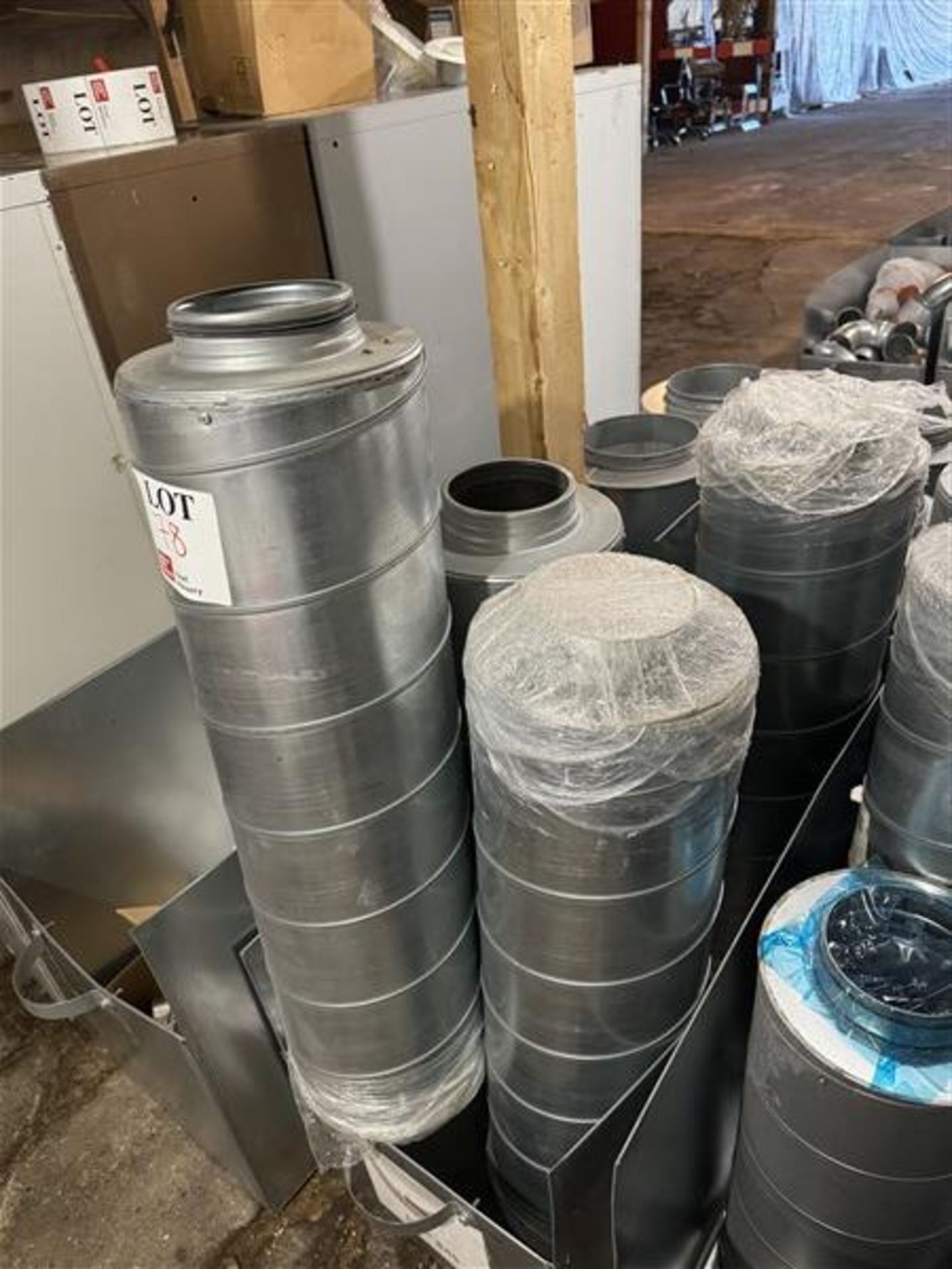 Five various sized ducting filters - Image 2 of 4