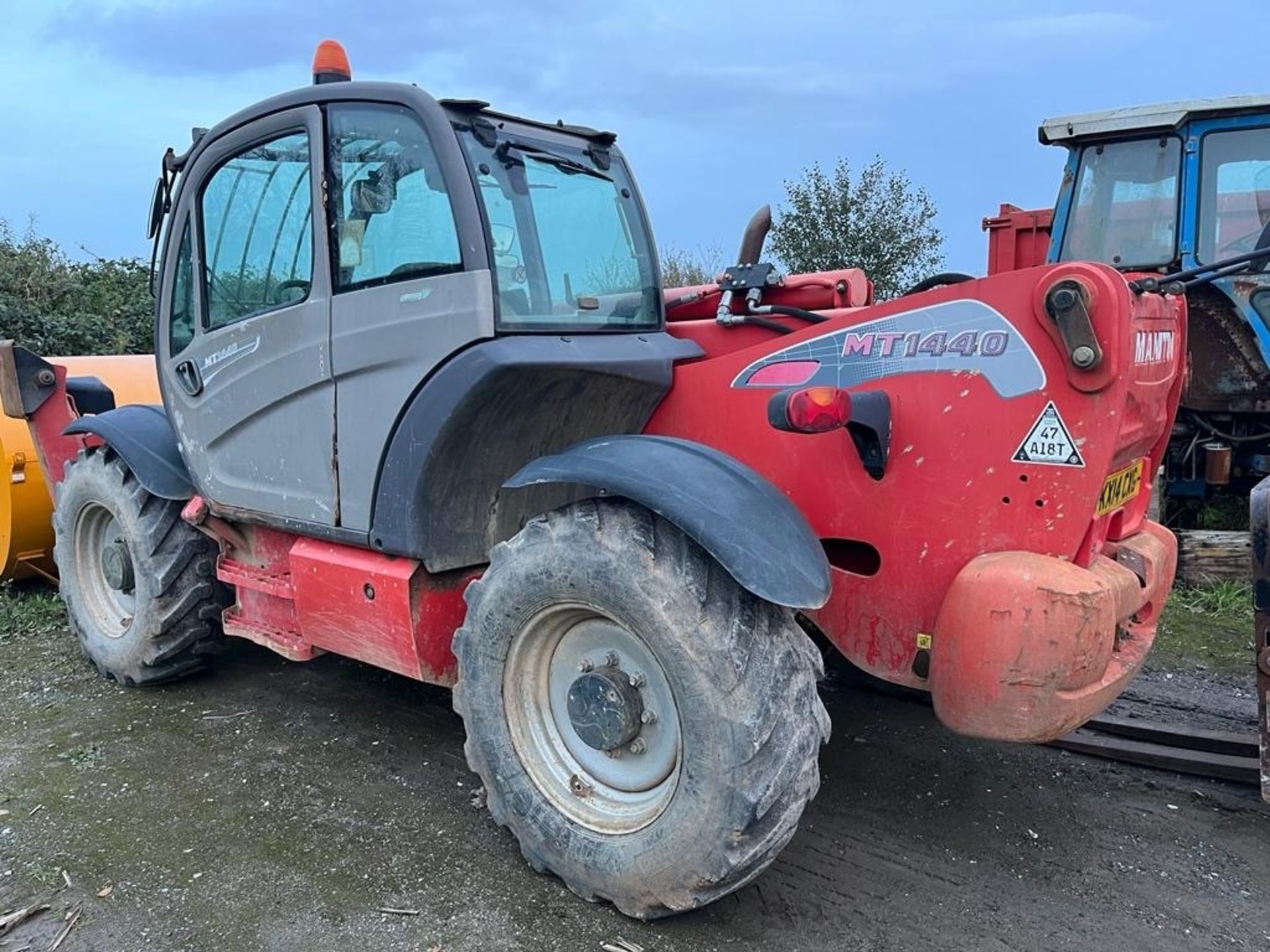 Manitou MT1440 4WD telescopic arm telehandler, Series ST3B, reg. no. KX14 CXG, serial no. 935268 ( - Image 2 of 7