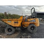 Thwaites 6 tonne dumper, type Mach865, VIN no SLCM865Z1401C6538, year 2014, rear right tyre