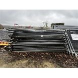 Assorted quantity of Heras fencing as lotted, H 1.8m x L 3.4m