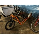 3-wheeled flat bed electric trike bike