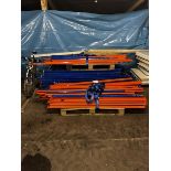 Eight bays of assorted boltless adjustable racking (dismantled), height 2m x width 90cm