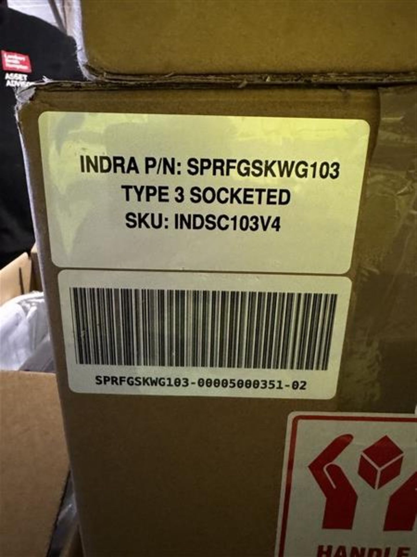 Indra Type 3 socketed electric car charger, part no. SPRFGSKWG103, SKU: INDSC103V4
