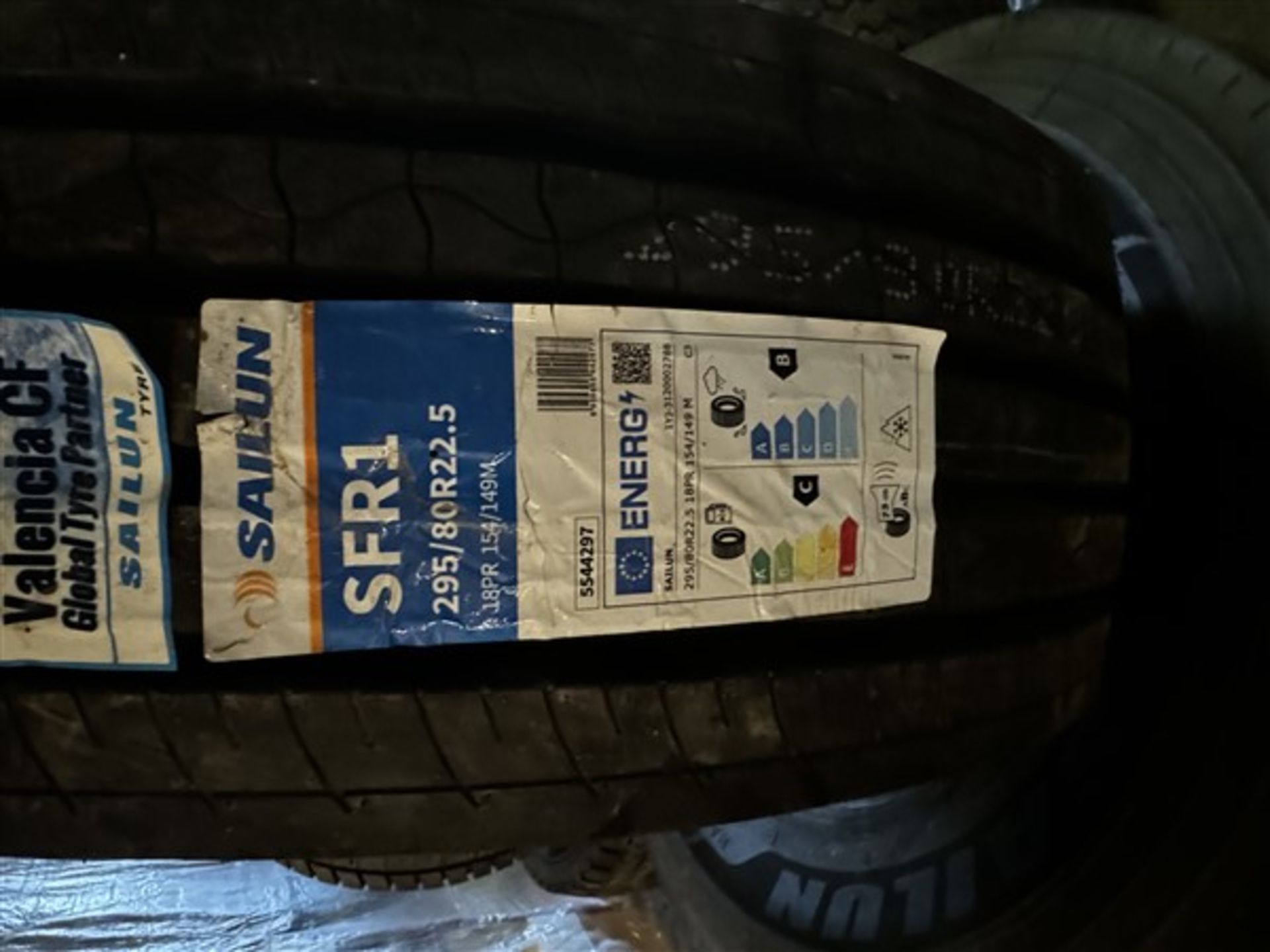 x5 Sailun Regional SFR1 Tyres Size: 295/80 R 22.5 *N.B. This lot has no record of Thorough - Image 2 of 2