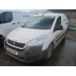 Peugeot Partner L1 625 1.6 HDi 75 Professional van, reg no. WG16 KGP, recorded mileage 81,000 (