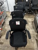 x4 Upholstered, Mesh backed office chairs