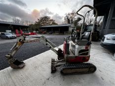 Takeuchi TB210R mini excavator, serial no 211000573 year t.b.c., hours 7248 (please note: viewing