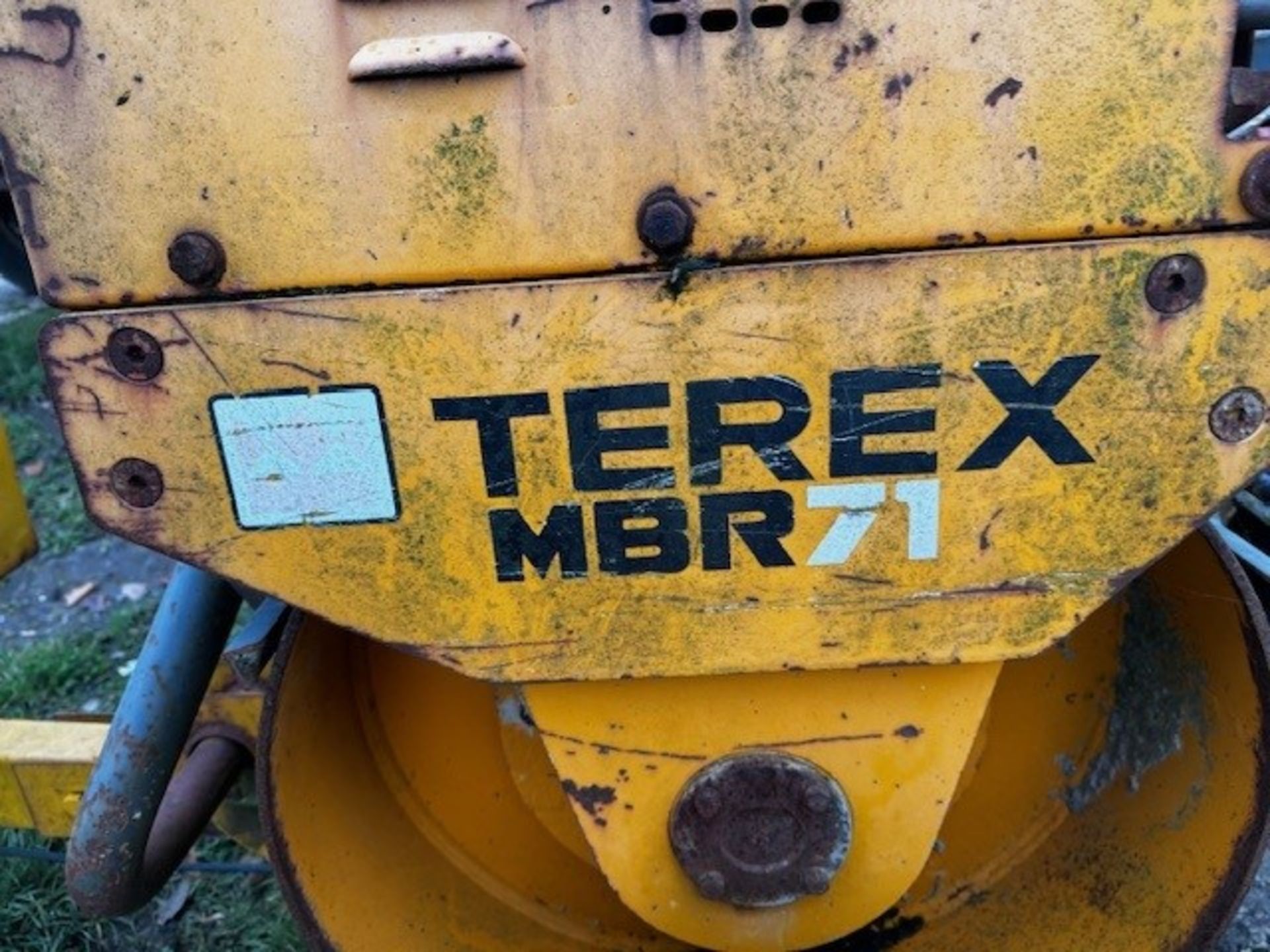 Terex MBR71 pedestrian asphalt vibration compactor roller & trailer (5.6kw), model MBR 71 Hey, - Image 2 of 7