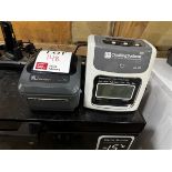 Zebra GK420d labeller and CS-30 clocking system electronic time recorder