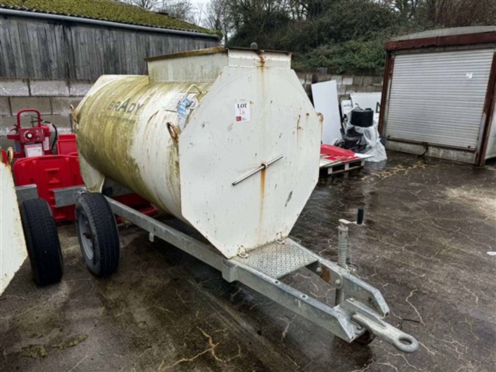 Bowser Supply Bunded Bowser 1000L single axle site bowser trailer, serial no. 7983 - Image 3 of 5