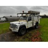 Landrover 110 Defender reg no. FG55 ZRU, recorded mileage 165,441 one key, V5 - No with fitted