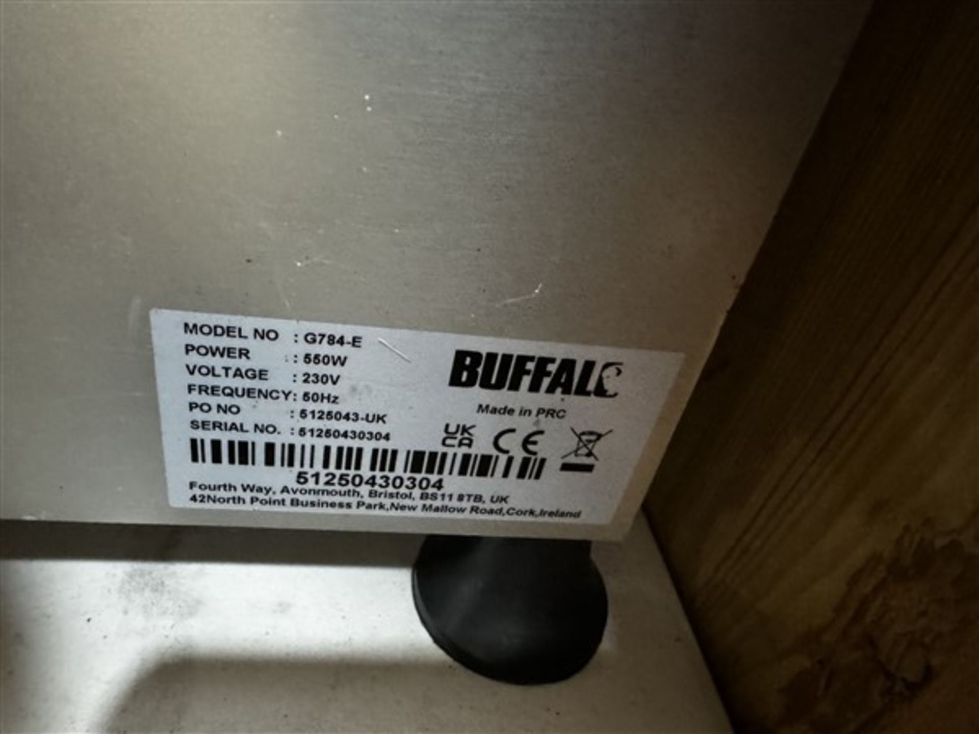 Buffalo electric grater, model G784-E - Image 3 of 4