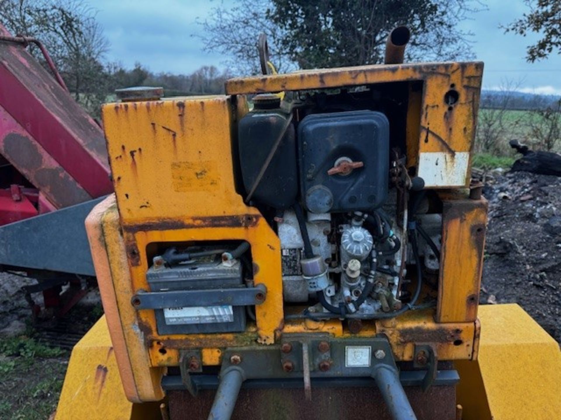 Terex MBR71 pedestrian asphalt vibration compactor roller & trailer (5.6kw), model MBR 71 Hey, - Image 5 of 7