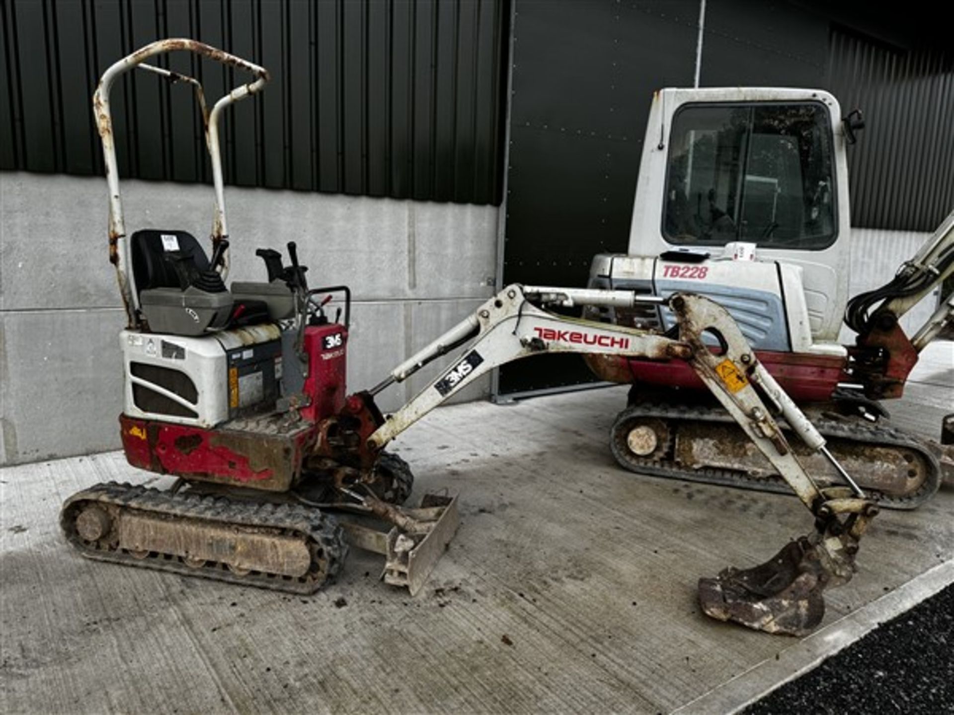 Takeuchi TB210R mini excavator, serial no 211000573 year t.b.c., hours 7248 (please note: viewing - Image 2 of 12