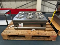 Lincat 6 hole bain marie model BS7W-A004, single phase (no serving pots)