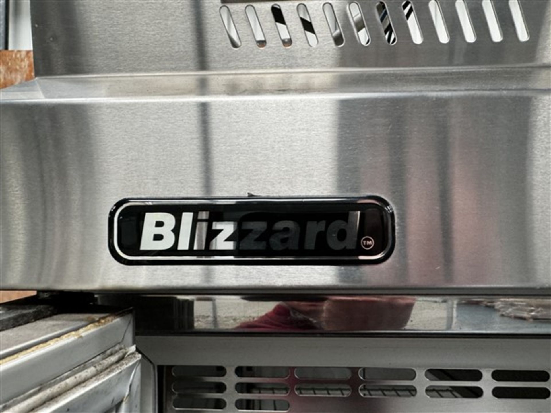 Blizzard refrigeration stainless steel double door refrigerator , serial no. CE2140LW-020102 - Image 5 of 6