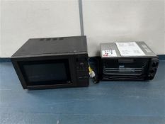 Neff microwave, model S5-5F5 and a Delonghi mini oven model 0190