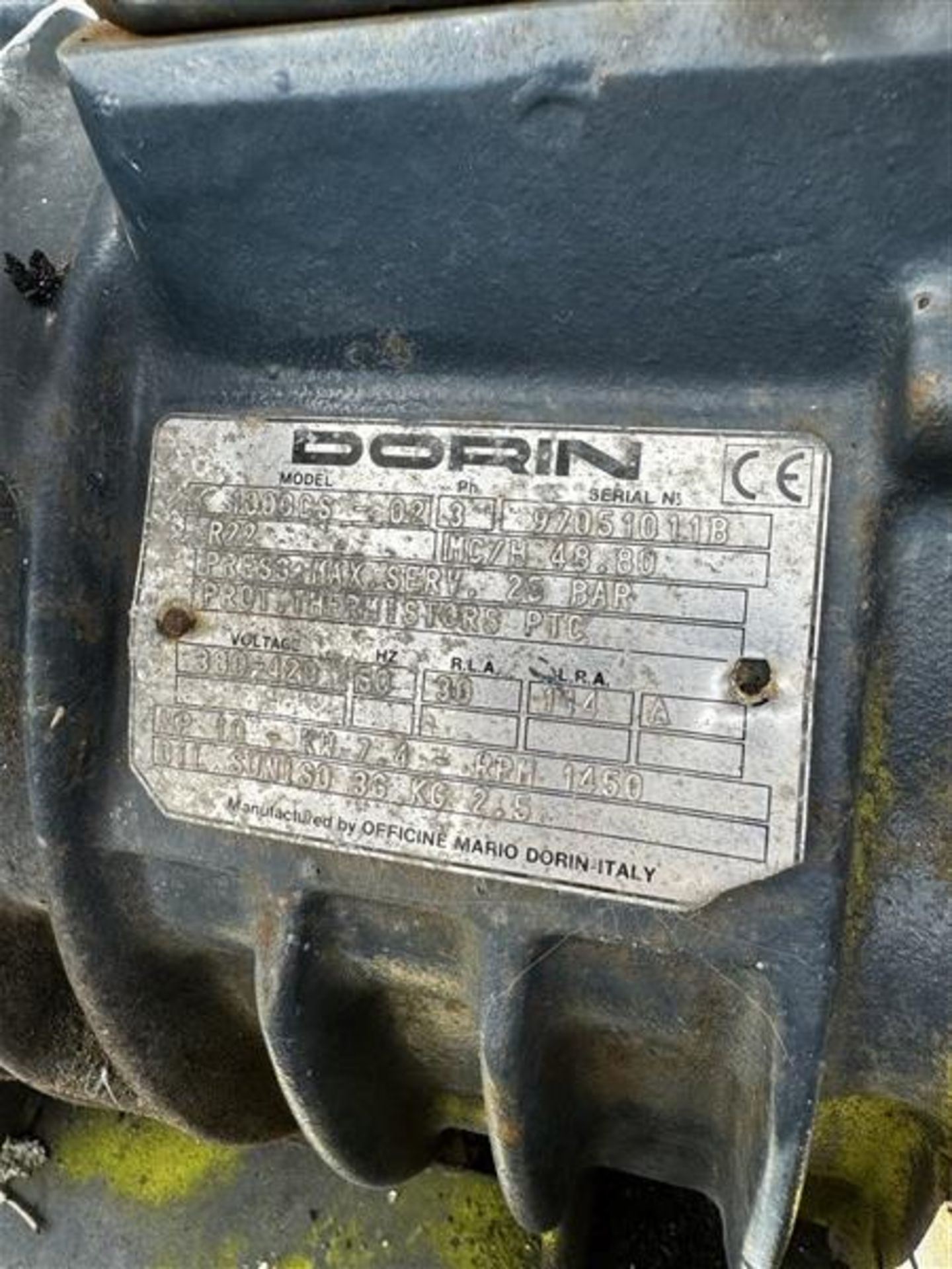 Dorin K1000 CS-02 compressor, serial no. 97051011B (3 phase) - Image 3 of 5