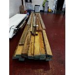 Assorted pallet of wooden planks