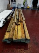 Assorted pallet of wooden planks