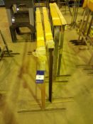 4 x Steel fabricated trestles