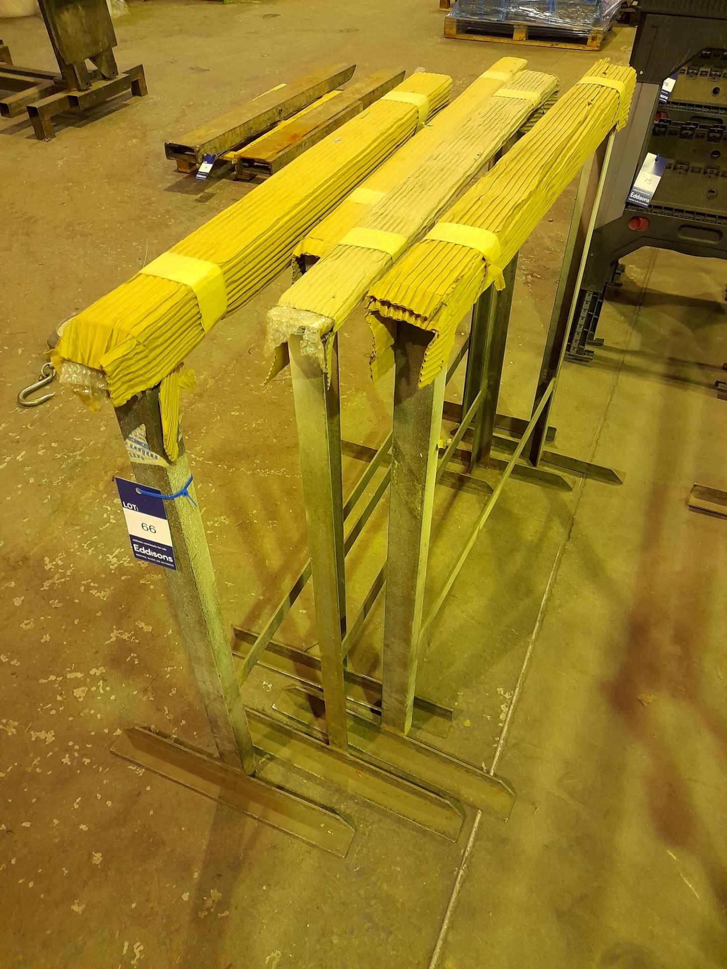 4 x Steel fabricated trestles