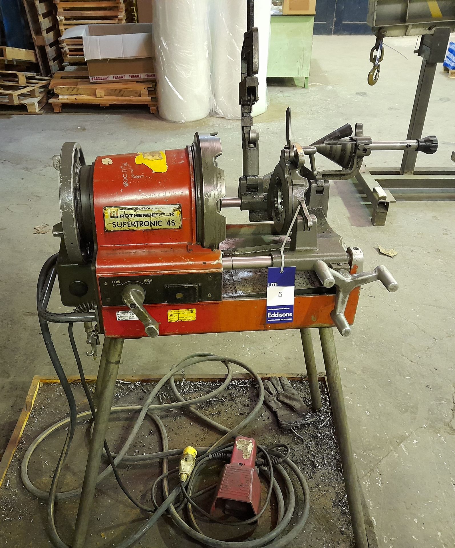 Rothenberger Supertronic 45 Pipe Threader