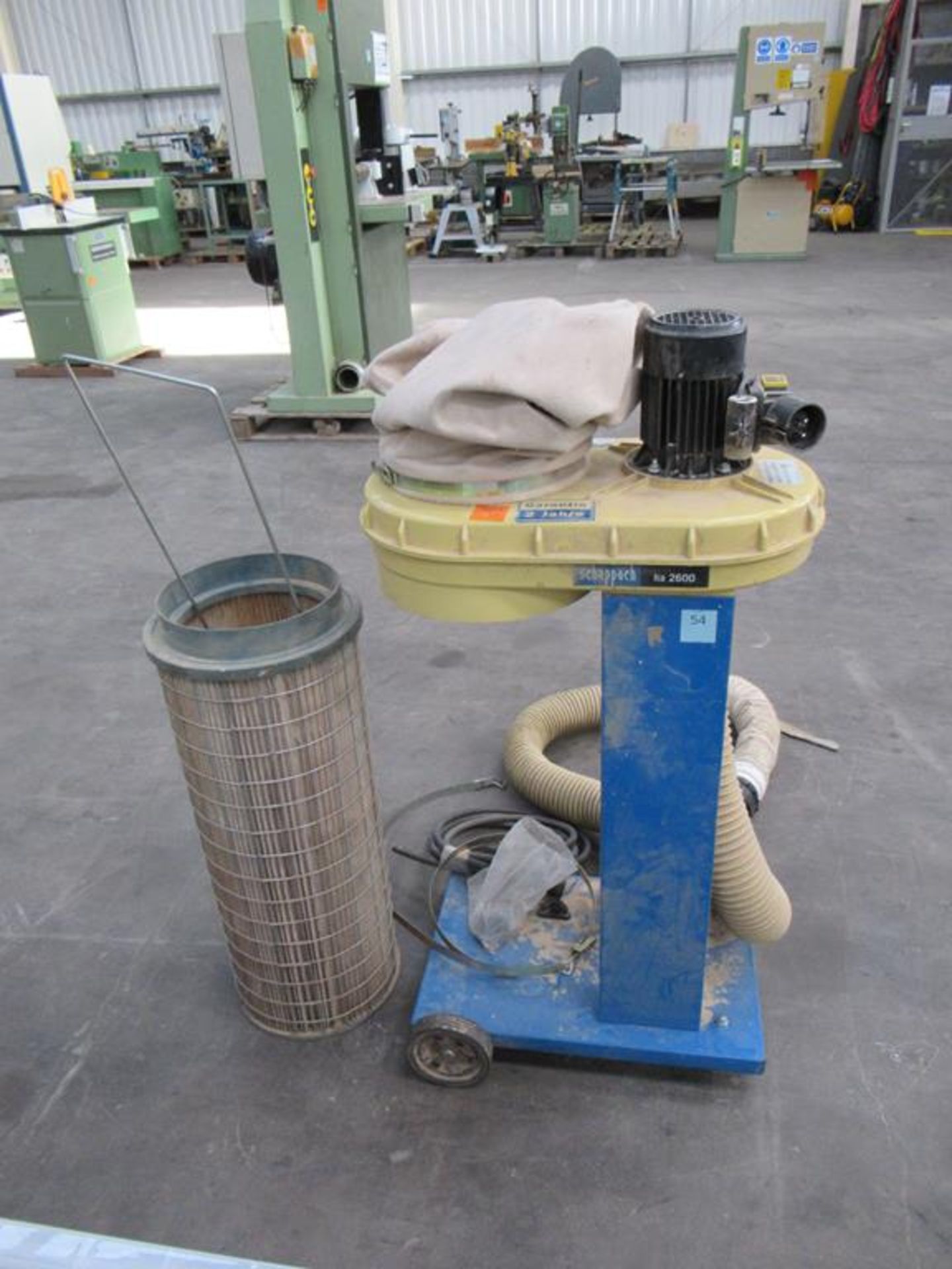 Scheppach HA2600 Single Bag Mobile Dust Extractor. 230V