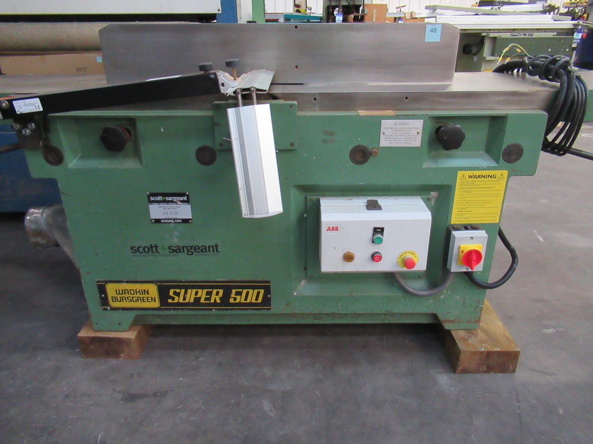 Wadkin Bursgreen Super 500 Planer 3 Phase - Image 2 of 6