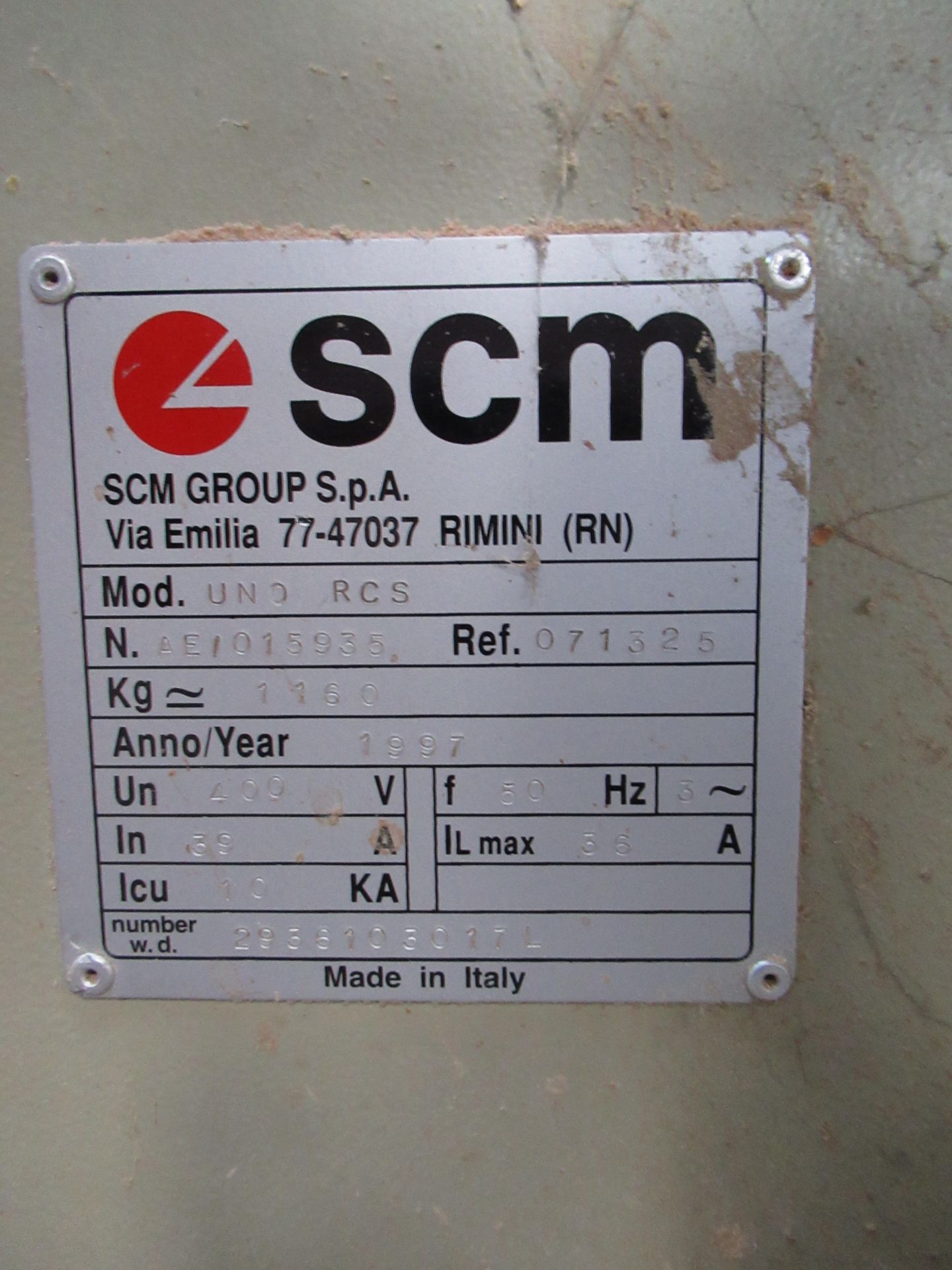 SCM Sandya 1 Uno horizontal wide belt sander (width 900mm) 3ph - Image 5 of 5