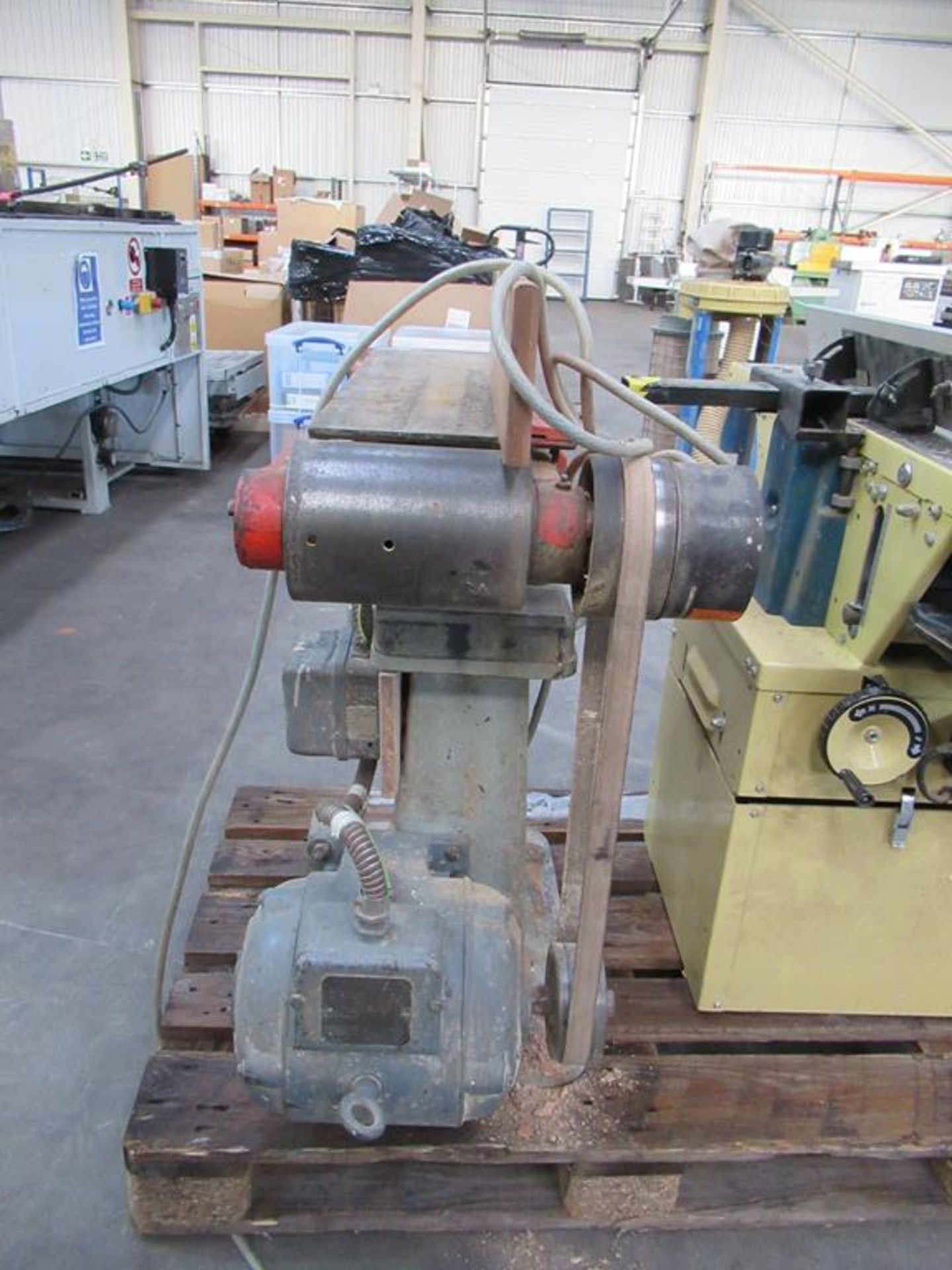 Belt Driven Woodworking Linisher/Horizontal Belt Sander, 3 Phase - Image 3 of 4