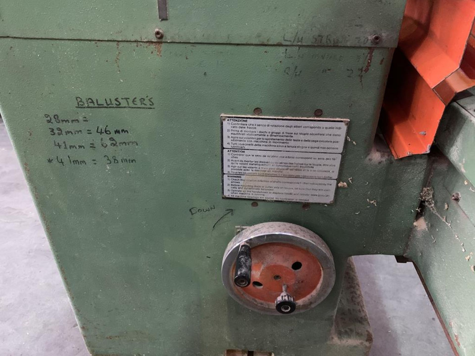 Saomad ST400 Tenoning Machine. 415V with 2x DC Brake Units - Image 9 of 10