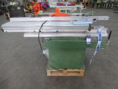 Wadkin SP130 Sliding Panel Saw with Scorer and DC Brake. 3ph.