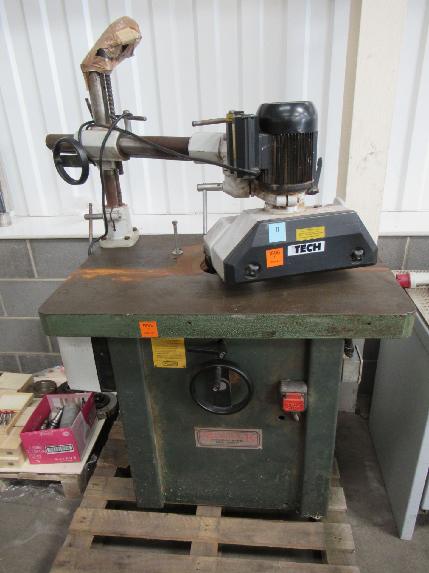 Sedgwick Spindle Moulder (3ph) with iTech Roller Powerfeed.