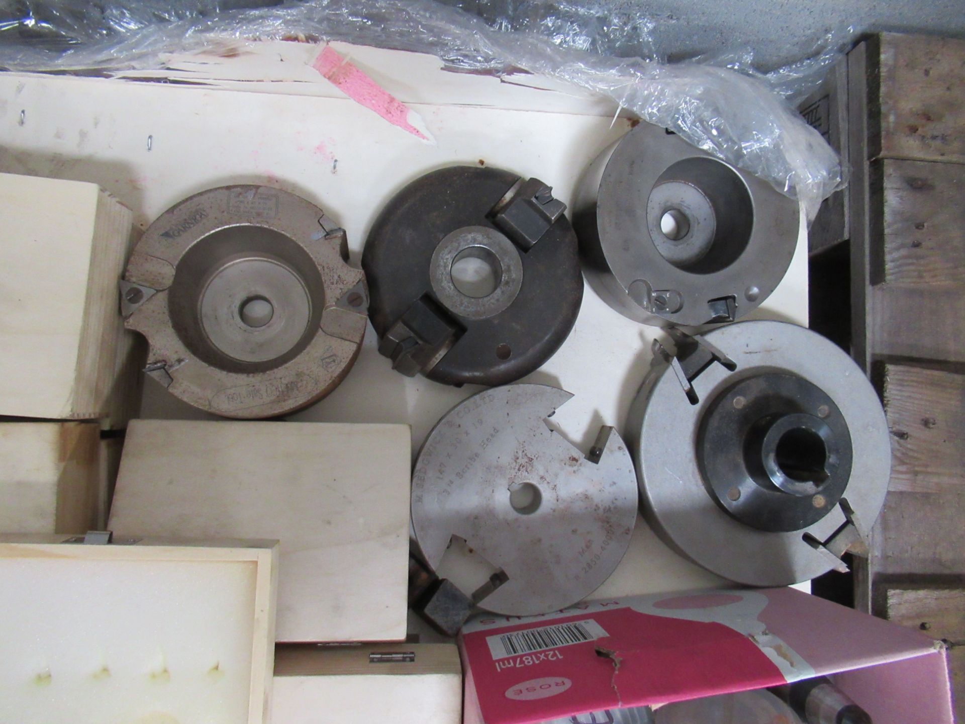 Pallet of Assorted Woodworking Tooling Heads. - Image 4 of 5